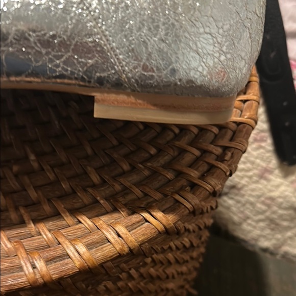 Shimmering Silver Loafers with Rounded Toe - Picture 7 of 9